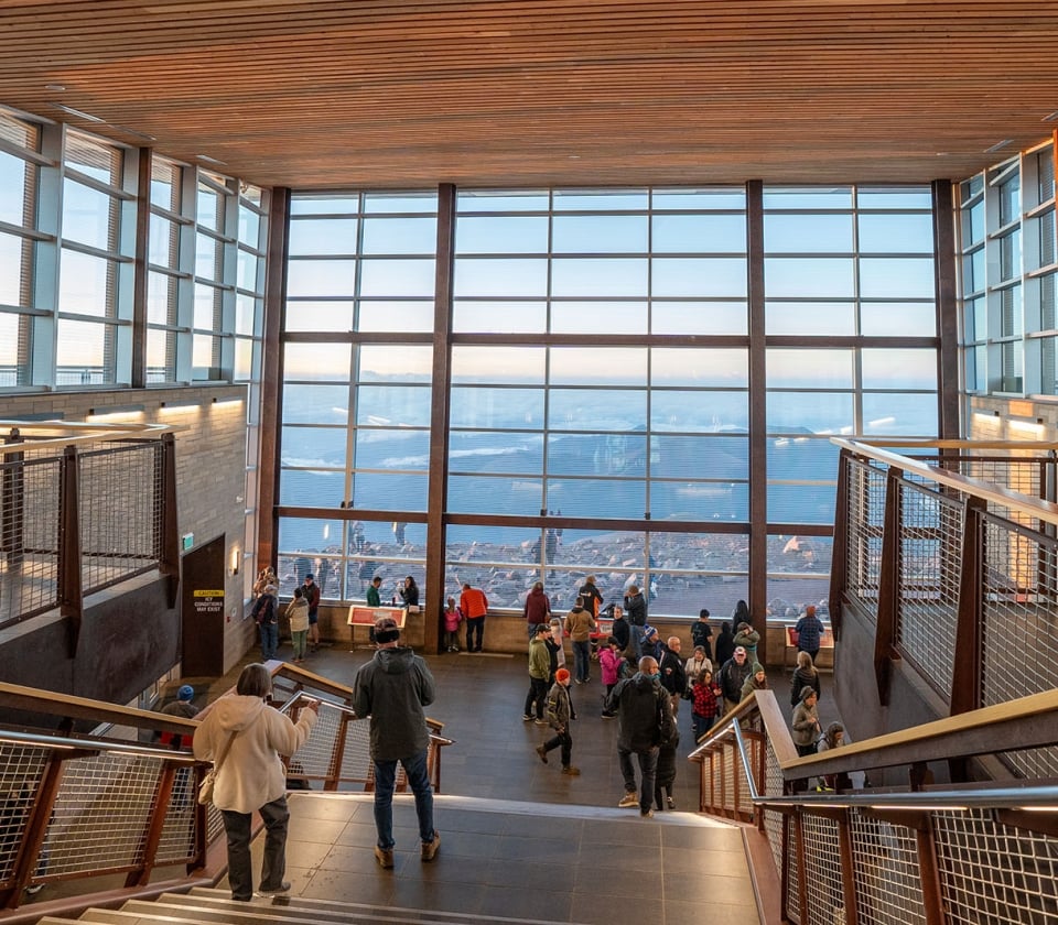 A Group Of People Inside A Building